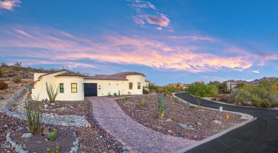 Welcome to this 2021 custom-built, luxury home in Estrella on Estrella Mountain Ranch Golf Course in Arizona - for sale on GolfHomes.com, golf home, golf lot