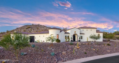 Welcome to this 2021 custom-built, luxury home in Estrella on Estrella Mountain Ranch Golf Course in Arizona - for sale on GolfHomes.com, golf home, golf lot