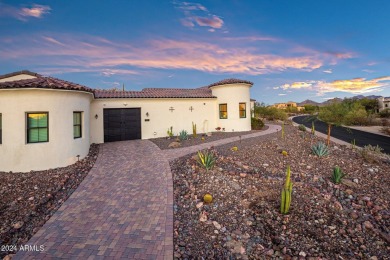 Welcome to this 2021 custom-built, luxury home in Estrella on Estrella Mountain Ranch Golf Course in Arizona - for sale on GolfHomes.com, golf home, golf lot