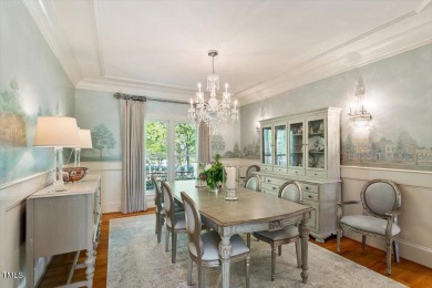 Step into timeless elegance at 801 Pinehurst Drive--a on Chapel Hill Country Club in North Carolina - for sale on GolfHomes.com, golf home, golf lot