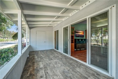 Charming corner end unit in private and peaceful Mutual 3 at on Leisure World Seal Beach Golf Course in California - for sale on GolfHomes.com, golf home, golf lot