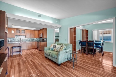 Charming corner end unit in private and peaceful Mutual 3 at on Leisure World Seal Beach Golf Course in California - for sale on GolfHomes.com, golf home, golf lot