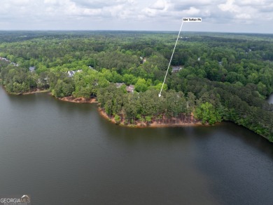 LAKEFRONT LIVING with over 180' of Lake Kedron views and on Canongate At Flat Creek Club in Georgia - for sale on GolfHomes.com, golf home, golf lot