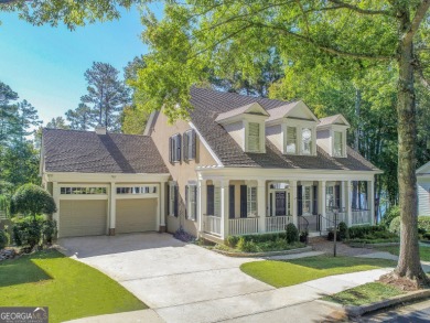 LAKEFRONT LIVING with over 180' of Lake Kedron views and on Canongate At Flat Creek Club in Georgia - for sale on GolfHomes.com, golf home, golf lot