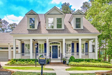 LAKEFRONT LIVING with over 180' of Lake Kedron views and on Canongate At Flat Creek Club in Georgia - for sale on GolfHomes.com, golf home, golf lot