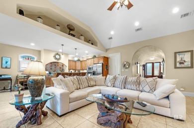 Gorgeous Mediterranean Home built by Dixon Homes directly on #3 on Peninsula Golf and Racquet Club in Alabama - for sale on GolfHomes.com, golf home, golf lot