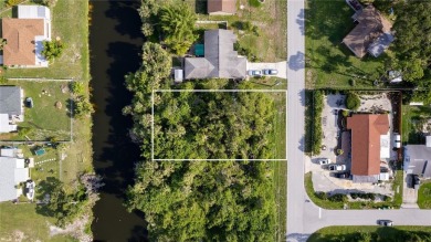 FRESHWATER CANAL LOT ON THE ELKCAM WATERWAY! No HOA, or deed on Port Charlotte Golf Club in Florida - for sale on GolfHomes.com, golf home, golf lot