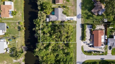 FRESHWATER CANAL LOT ON THE ELKCAM WATERWAY! No HOA, or deed on Port Charlotte Golf Club in Florida - for sale on GolfHomes.com, golf home, golf lot