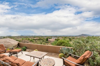 This contemporary home offers exceptionally elevated & stunning on Desert Mountain Golf Club - Renegade Course in Arizona - for sale on GolfHomes.com, golf home, golf lot