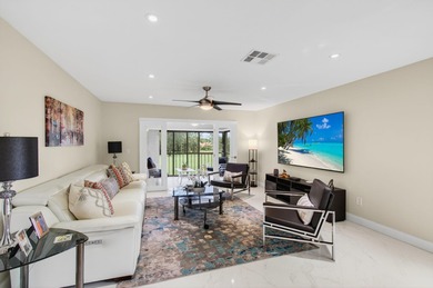 Exclusive Gated 55+ Community | Fully Furnished Corner Unit | on Boca Lago Golf and Country Club in Florida - for sale on GolfHomes.com, golf home, golf lot