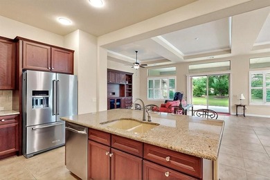 Conveniently located on a corner lot, this Rialta home offers on Wildhorse Golf Club of Robson Ranch in Texas - for sale on GolfHomes.com, golf home, golf lot