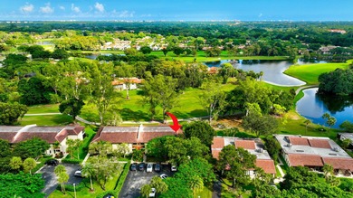 Exclusive Gated 55+ Community | Fully Furnished Corner Unit | on Boca Lago Golf and Country Club in Florida - for sale on GolfHomes.com, golf home, golf lot