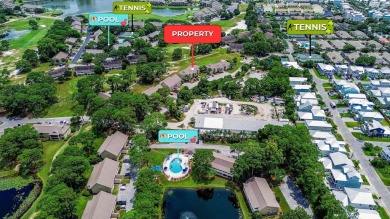 Located directly on the 16th  hole in the gated community of on Seascape Golf Course in Florida - for sale on GolfHomes.com, golf home, golf lot