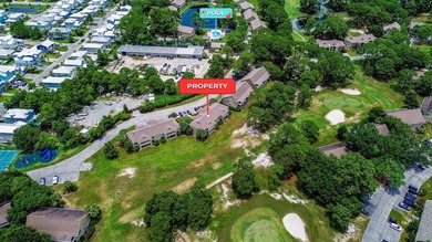 NO STAIRS!!!! This three-bedroom, two-and-a-half-bath unit on Seascape Golf Course in Florida - for sale on GolfHomes.com, golf home, golf lot