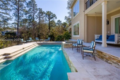 This expansive home is an entertainer's dream, featuring an open on Long Cove Club in South Carolina - for sale on GolfHomes.com, golf home, golf lot