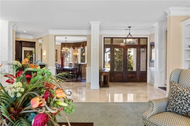 This expansive home is an entertainer's dream, featuring an open on Long Cove Club in South Carolina - for sale on GolfHomes.com, golf home, golf lot