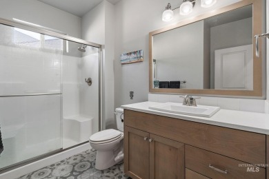 Modern farmhouse charm meets luxury living in the highly on Eagle Legacy Golf Course in Idaho - for sale on GolfHomes.com, golf home, golf lot