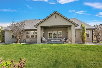 Modern farmhouse charm meets luxury living in the highly on Eagle Legacy Golf Course in Idaho - for sale on GolfHomes.com, golf home, golf lot