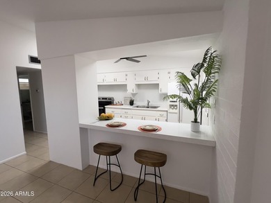 WELCOME TO EASY, LOW MAINTENCE LIVING IN THE HEART OF SUN CITY'S on Sun City Lakes West and East in Arizona - for sale on GolfHomes.com, golf home, golf lot