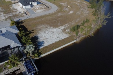BEAUTIFUL 200ft Wide GULF ACCESS LOT!!  BRAND NEW 10FT SEAWALL on Burnt Store Golf Club in Florida - for sale on GolfHomes.com, golf home, golf lot