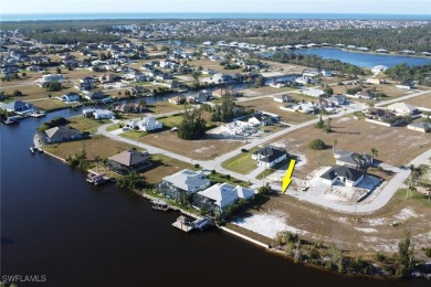BEAUTIFUL 200ft Wide GULF ACCESS LOT!!  BRAND NEW 10FT SEAWALL on Burnt Store Golf Club in Florida - for sale on GolfHomes.com, golf home, golf lot