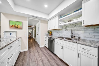 Enjoy breathtaking views of the pond, fountain, and 3rd hole of on Pebblebrook Golf Course in Arizona - for sale on GolfHomes.com, golf home, golf lot