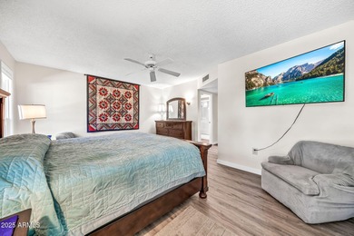 Enjoy breathtaking views of the pond, fountain, and 3rd hole of on Pebblebrook Golf Course in Arizona - for sale on GolfHomes.com, golf home, golf lot