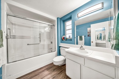 Enjoy breathtaking views of the pond, fountain, and 3rd hole of on Pebblebrook Golf Course in Arizona - for sale on GolfHomes.com, golf home, golf lot