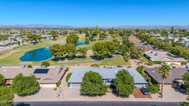 Enjoy breathtaking views of the pond, fountain, and 3rd hole of on Pebblebrook Golf Course in Arizona - for sale on GolfHomes.com, golf home, golf lot