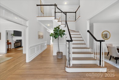 This one has it all - full basement home, on a quiet cul-de-sac on Ballantyne Resort and Country Club in North Carolina - for sale on GolfHomes.com, golf home, golf lot