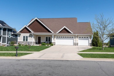 Well-appointed ranch w/quality finishes, custom details, + on The Legend At Bergamont in Wisconsin - for sale on GolfHomes.com, golf home, golf lot