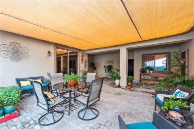 Stunning home with casita, gated courtyard, and lush on Mountain Falls Golf Course in Nevada - for sale on GolfHomes.com, golf home, golf lot