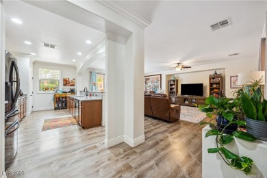 Stunning home with casita, gated courtyard, and lush on Mountain Falls Golf Course in Nevada - for sale on GolfHomes.com, golf home, golf lot
