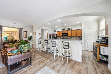 Stunning home with casita, gated courtyard, and lush on Mountain Falls Golf Course in Nevada - for sale on GolfHomes.com, golf home, golf lot