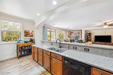 Stunning home with casita, gated courtyard, and lush on Mountain Falls Golf Course in Nevada - for sale on GolfHomes.com, golf home, golf lot