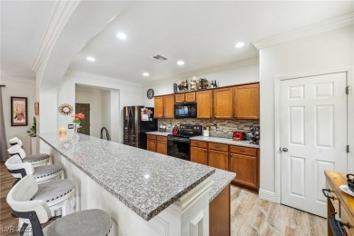 Stunning home with casita, gated courtyard, and lush on Mountain Falls Golf Course in Nevada - for sale on GolfHomes.com, golf home, golf lot