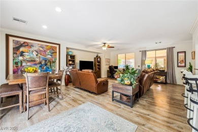 Stunning home with casita, gated courtyard, and lush on Mountain Falls Golf Course in Nevada - for sale on GolfHomes.com, golf home, golf lot