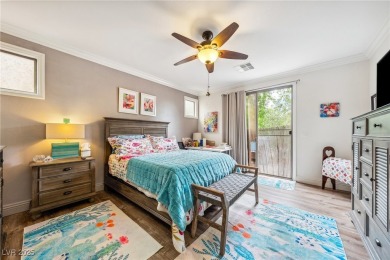 Stunning home with casita, gated courtyard, and lush on Mountain Falls Golf Course in Nevada - for sale on GolfHomes.com, golf home, golf lot