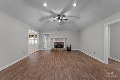 Welcome home to this 3 bedroom, 2 bath brick home with a bonus on Lake Forest Yacht and Country Club in Alabama - for sale on GolfHomes.com, golf home, golf lot