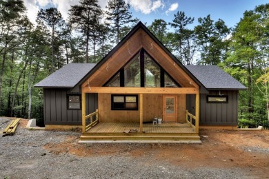 Elegant New Craftsman style Cabin perched upon 2.20 private on Old Toccoa Farm Golf Club in Georgia - for sale on GolfHomes.com, golf home, golf lot