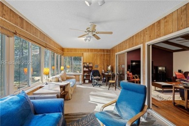 Discover this mid-century modern home in desirable Royal Pines on Ladys Island Country Club in South Carolina - for sale on GolfHomes.com, golf home, golf lot