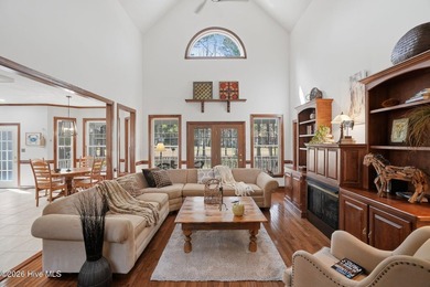 Custom-built 3BR/3.5BA brick Cape Cod situated on the 3rd on Sound Golf Links at Albemarle Plantation in North Carolina - for sale on GolfHomes.com, golf home, golf lot