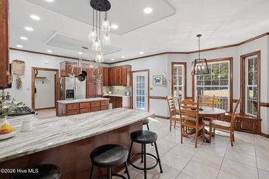 Custom-built 3BR/3.5BA brick Cape Cod situated on the 3rd on Sound Golf Links at Albemarle Plantation in North Carolina - for sale on GolfHomes.com, golf home, golf lot