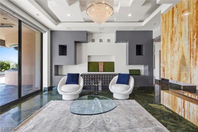 This exquisite modern estate, nestled within the exclusive on Anthem Country Club in Nevada - for sale on GolfHomes.com, golf home, golf lot