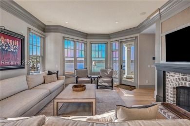 This exclusive property, nestled on one of only 32 deep-water on Colleton River Plantation Club in South Carolina - for sale on GolfHomes.com, golf home, golf lot