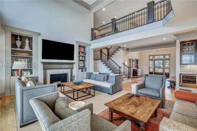 This exclusive property, nestled on one of only 32 deep-water on Colleton River Plantation Club in South Carolina - for sale on GolfHomes.com, golf home, golf lot