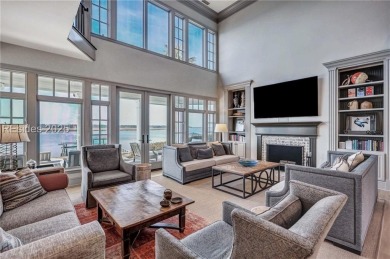 This exclusive property, nestled on one of only 32 deep-water on Colleton River Plantation Club in South Carolina - for sale on GolfHomes.com, golf home, golf lot