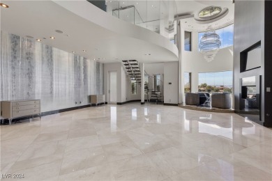 This exquisite modern estate, nestled within the exclusive on Anthem Country Club in Nevada - for sale on GolfHomes.com, golf home, golf lot