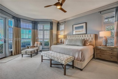 This exclusive property, nestled on one of only 32 deep-water on Colleton River Plantation Club in South Carolina - for sale on GolfHomes.com, golf home, golf lot