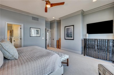 This exclusive property, nestled on one of only 32 deep-water on Colleton River Plantation Club in South Carolina - for sale on GolfHomes.com, golf home, golf lot